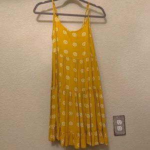 Mossimo Yellow Floral Dress